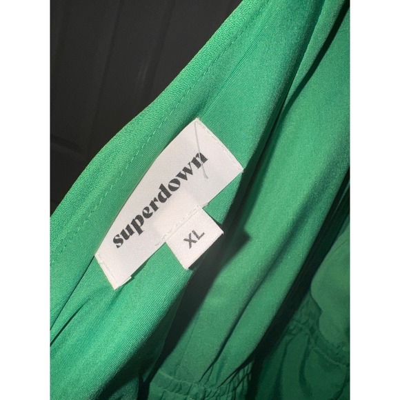 Superdown Emma Romper Halter Neck Backless Party  Green XL - Picture 10 of 12